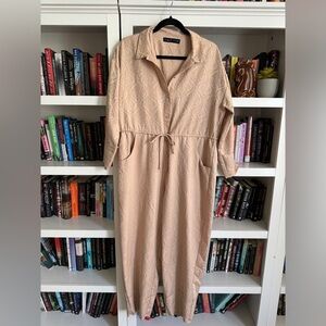 Out from under urban outfitters oversized baggy brocade boiler suit jumpsuit